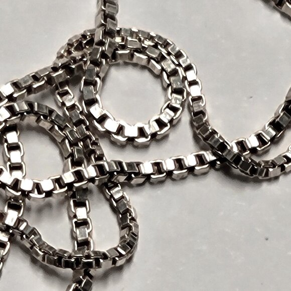 MENS 24 inch 925 Sterling Silver Italy Necklace, 925 Sterling Silver Italy Chain - Picture 16 of 16